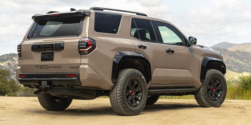 2025 Toyota 4Runner Rear View
